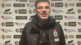 Manager interview  CPD Bae Colwyn vs Flint Mountain  1st November 2024 [upl. by Ardnuahsal]