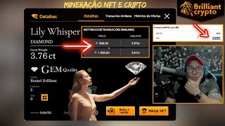 HOJE EU MITEI 899 POLYGON quotMATICquot MINEREI UMA PEDRA MUITO RARA EM BRILLIANT CRYPTO NFT [upl. by Adriene417]