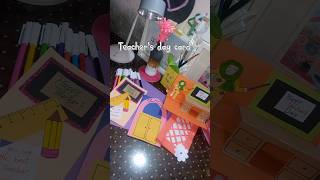 💌🌼4 Teachers Day card ideas 2024homemade teachers day cardgreeting card [upl. by Aynatal]