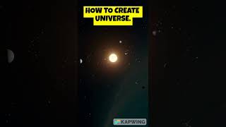 How to create universe   Solar system  shorts space [upl. by Amhser]