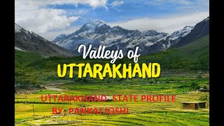 UTTARAKHAND  STATE PROFILE  BY PANKAJ JOSHI [upl. by Levison]