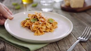 BARILLA  Farfalle With Napoletana Sauce  RECIPE [upl. by Ssidnac]