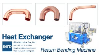 【Heat Exchanger】CHIPLESS Copper Tube Return Bending Machine  Full Automatic [upl. by Rockel]