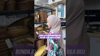 BONDA ROZITA IBRAHIM BILA BELI BARANG TETAP MINTA DISKAUN [upl. by Trocki97]