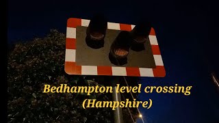 Bedhampton Level crossing in hampshire [upl. by Ahen]