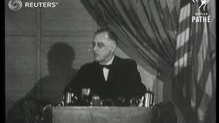 President Roosevelts speech against dictators 1941 [upl. by Jude]