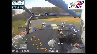 Harewood Hillclimb 3 August 2024  Caterham Zetec [upl. by Aiset222]