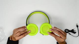 Procus Urban Bluetooth Headphones Green Unboxing [upl. by Aninotna]