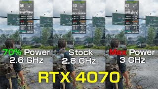 RTX 4070 OC vs UV vs Stock  Overclock vs Stock vs Undervolt [upl. by Saffian]