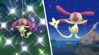 Shiny Roaming Mesprit in Pokemon Brilliant Diamond after only 849 resets [upl. by Kerekes]