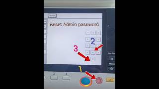 Konica minolta 368 BW Reset Admin Password [upl. by Endor]