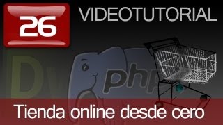 Tutorial Como hacer tienda online en PHP con Dreamweaver Capitulo 26 [upl. by Chapell]