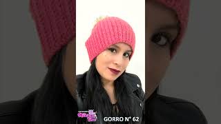 Te enseño como coser el gorro N° 62 a crochet Súper fácil en medio punto acanalado paso a paso [upl. by Ybreh]