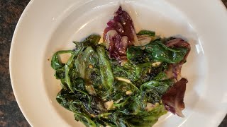 Sauteed Lettuce Recipe  How To Use Up Leftover Lettuce Mix [upl. by Celie]