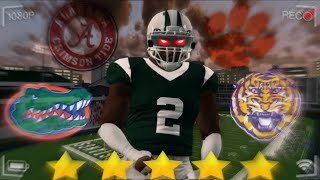 THIS 1 RB 6’3 240 IN NCAA FOOTBALL 23 COMMITTSSS TO …… [upl. by Mcdermott415]