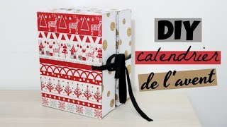 DIY calendrier de lavent en carton [upl. by Wall]