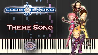 Code Lyoko Theme Song A World Without Danger Piano Cover  Synthesia Piano Tutorial [upl. by Ashman800]