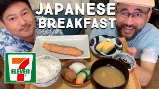 Traditional Japanese BREAKFAST from Japan 7ELEVEN [upl. by Reppart993]