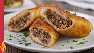 İÇLİ KÖFTE BÖREĞİ 💯 Kapış Kapış Giden Efsane Börek 🤩 [upl. by Gnahc]