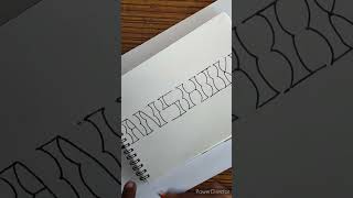 Name Art  Comment Your Name  Subscriber Name Drawing AnshikaTiwari3B [upl. by Hoffarth44]