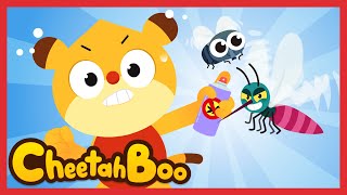 Annoying mosquitoes and flies❗ Insects and summer songs  Nursery rhymes  Kids song  Cheetahboo [upl. by Sorvats]