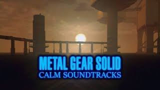 Metal Gear Solid  3 Hours of Calm Soundtracks [upl. by Ahseinek]