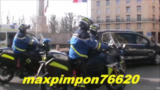 Motards Gendarmerie Nationale  TOUR DE NORMANDIE 2017 [upl. by Fae]