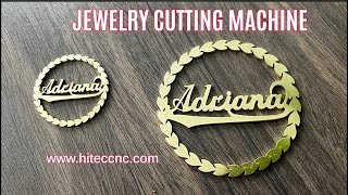 What a fiber laser cutter machine can do for jewelry business [upl. by Yrolam918]