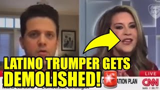 Latina TEARS A “Latino For Trump” TO SHREDS Live On CNN [upl. by Marsha]