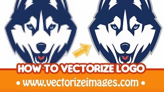 How to redraw vectorize logo into a vector format [upl. by Elleniad218]