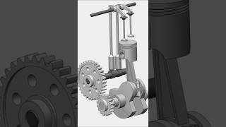 Vehicle Engine stroke mechanism [upl. by Yldarb]