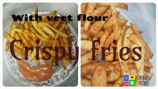 Crisp fries with veet flour gher ka Ataa mariasrosekitchen tea recipe [upl. by Adoc952]