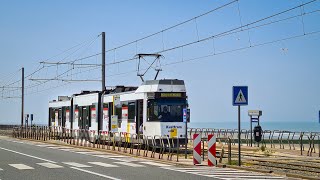 De KUSTTRAM is de LANGSTE tramlijn TER WERELD BartVlog [upl. by Acalia]