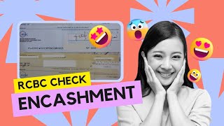 How to encash check in RCBC Tagalog tutorial [upl. by Ylus]