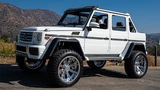 Custom Convertible G Wagon 4x4 Squared Mercedes Benz [upl. by Llerdnek884]