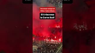 Curva Sud Milano in azione milansalernitana [upl. by Kronfeld]