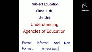 Understanding Agencies Of Education [upl. by Spieler338]