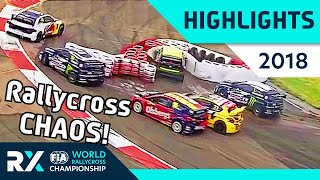 World RX 2018  Best Highlights of the Season so Far Rallycross Crashes and Chaos [upl. by Fanya]