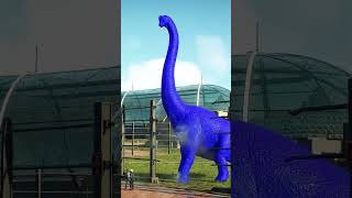 Brachiosaurus Colors vs Indominus Rex shorts dinosaur jurassicworld [upl. by Conlin280]