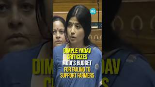 Dimple Yadav Criticizes Modis Budget For Failing To Support Farmers [upl. by Snebur]