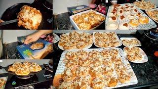 Bina oven ke complete Kiya 60 pizza ka order  Gas pe Banaye pizza  Mini pizza  Full vlog [upl. by Dwain254]