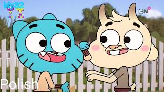 Be Your Own You  in 10 languarges  The Amazing World of Gumball [upl. by Meit559]