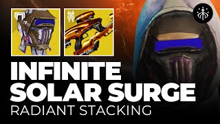 265 Champion Damage Infinite Solar Surges amp Radiant Stacking  Solar Hunter Build Destiny 2 [upl. by Eellek]