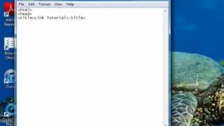 How to Make a HTML Website in Notepad Part 3 Adding Links and Menu Bars [upl. by Tiffany]