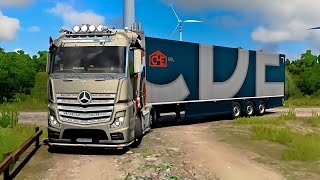 Spanish Countryside Adventure Awaits in  Mercedes Actros Simulator High Speed [upl. by Theis460]