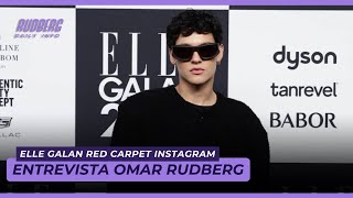 Entrevista Omar Rudberg  Elle Galan Red Carpet  Live Instagram [upl. by Anyak]