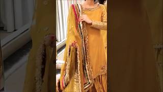 Pakistani Haldi ceremony Dress design newdesigns virelshorts haldi youtubeshort [upl. by Yaresed233]