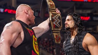 Full Brock Lesnar vs Roman Reigns rivalry WWE Playlist [upl. by Lledal840]