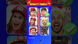 Guess the Royalty Family👑 King Ferran Milan  Blu Amal Andrea  Ali  Royalty Family Quiz guess [upl. by Treblah]