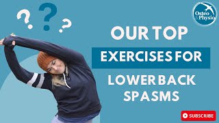 Our top exercises for lower back muscle spasms [upl. by Nwahsirhc895]